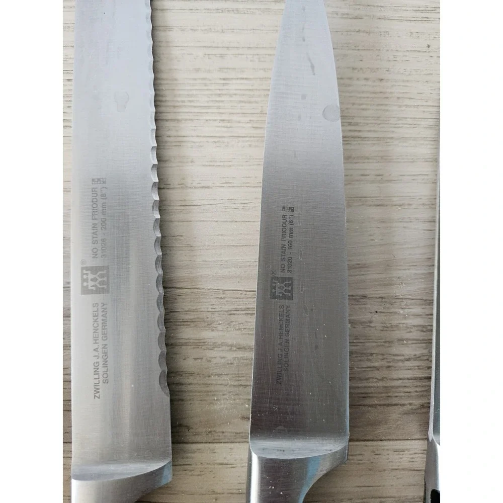 Henckels International Knife Block Set Stainless Steel Kitchen Cutlery + Extras